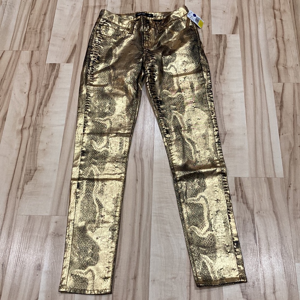 NWT JUST USA BLACK LABEL Python PRINT PANTS
